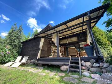 Фото номера Вилла Дома для отпуска Akmenos Villas &amp; Bungalow г. Bražuolė 13
