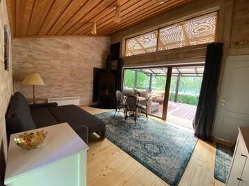 Фото номера Вилла Дома для отпуска Akmenos Villas &amp; Bungalow г. Bražuolė 19